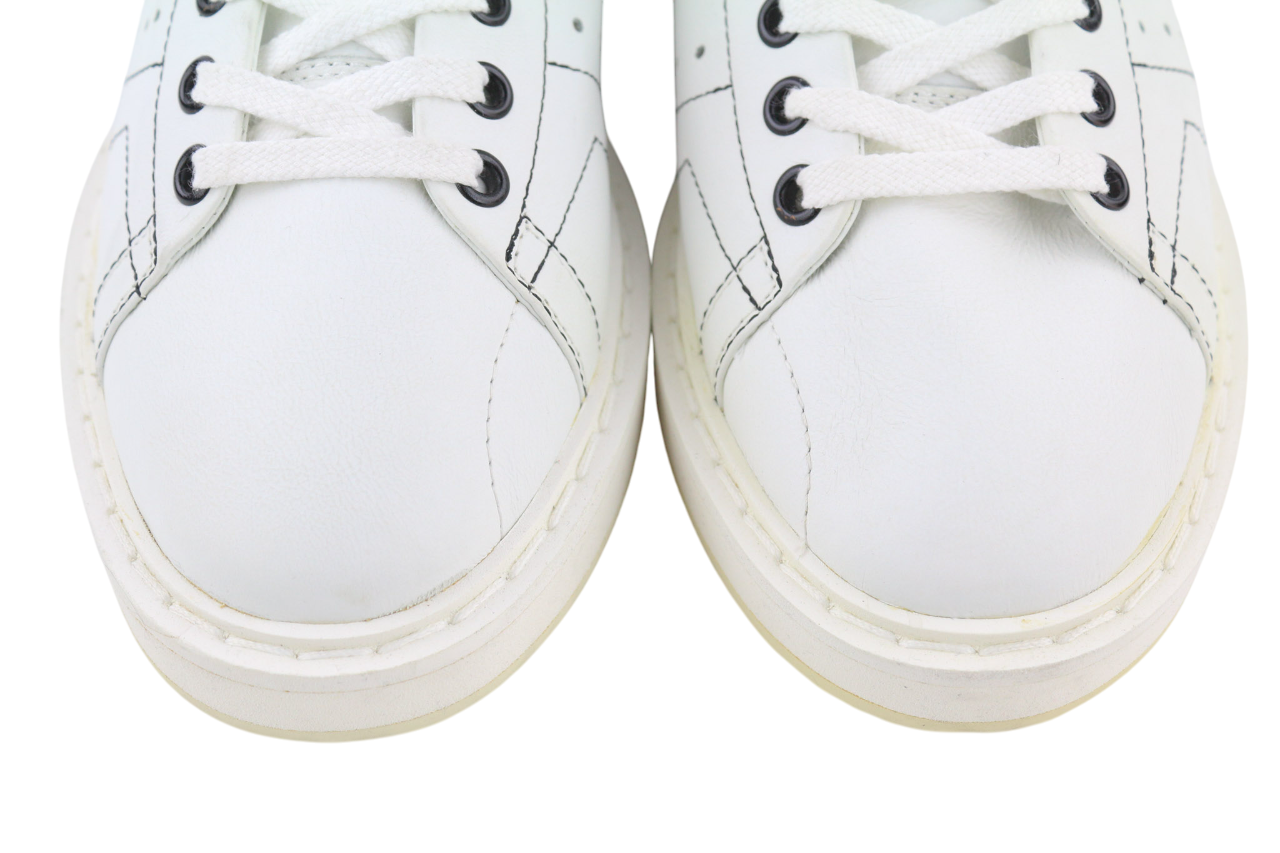 GOLDEN GOOSE Men's Sneakers EU39 White Leather High Top Lace Up Strap