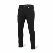 NUDIE JEANS Skinny Lin Men's Jeans W28/L32 Black Black Zipper Denim Logo