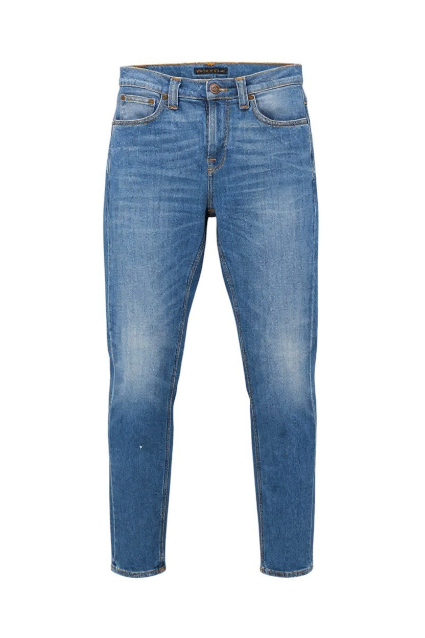 NUDIE JEANS Pipe Led Women's Jeans W27/L34 Crispy Pepper Washed Stretch Blue