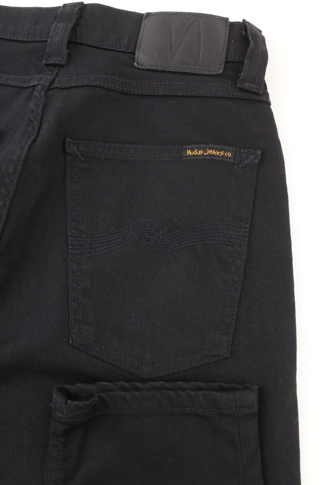 NUDIE JEANS Pipe Led Clean Slate Men's Jeans W28/L32 Zip Organic Cotton Slim