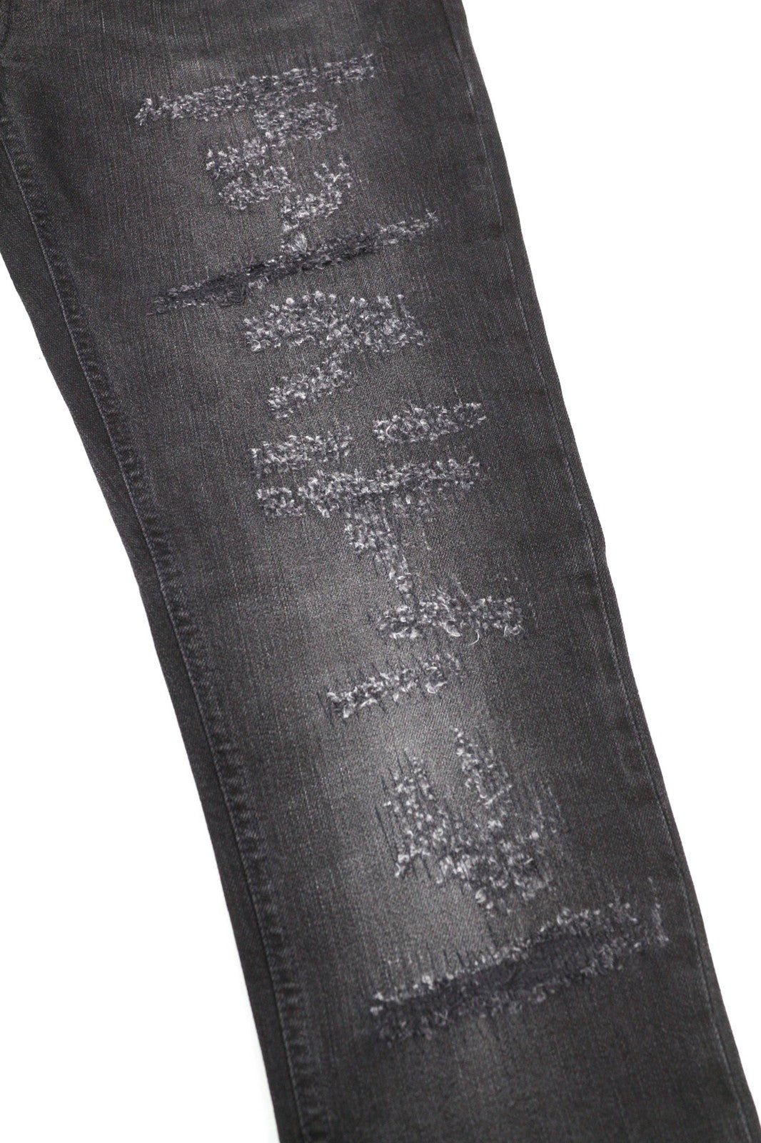 NUDIE JEANS Skinny Lin Used Black Men's Jeans W30/L32 Pocket Faded Distressed