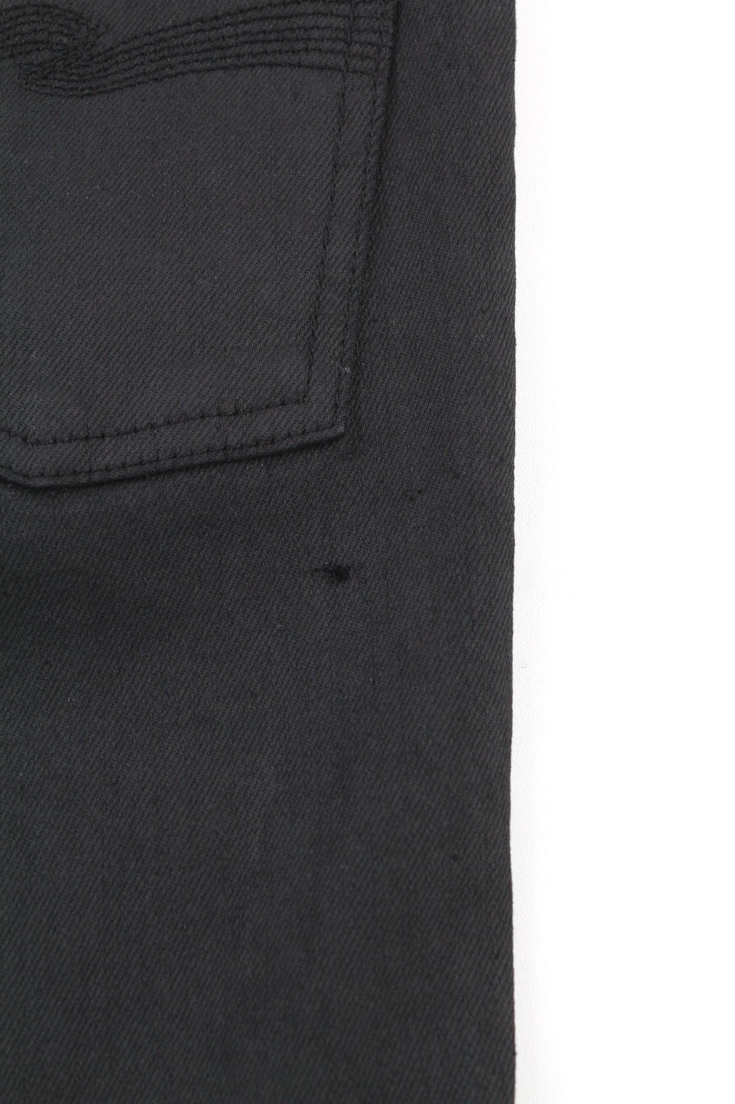 NUDIE JEANS Hightop Tilde Painted Black Men's Jeans W29/L34 Skinny Faded Zip