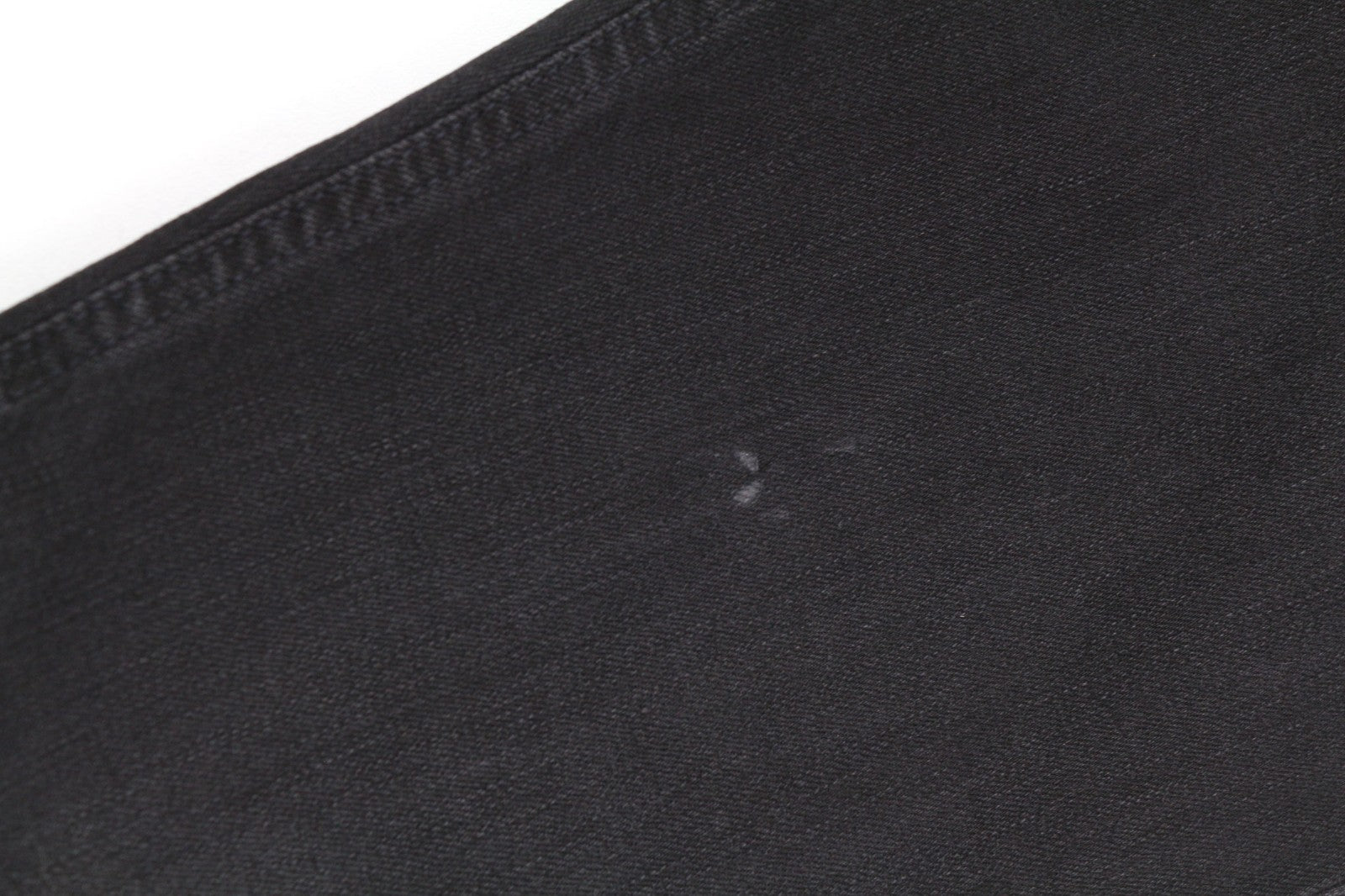 NUDIE JEANS Skinny Lin Used Black Men's Jeans W28/L32 Whisker Wash Zip Cotton