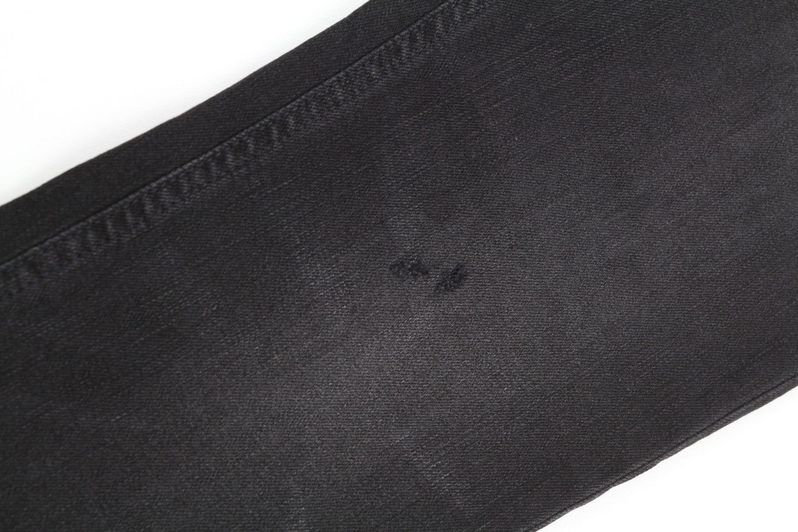 NUDIE JEANS Skinny Lin Used Black Men's Jeans W29/L32 Organic Denim Zip Faded