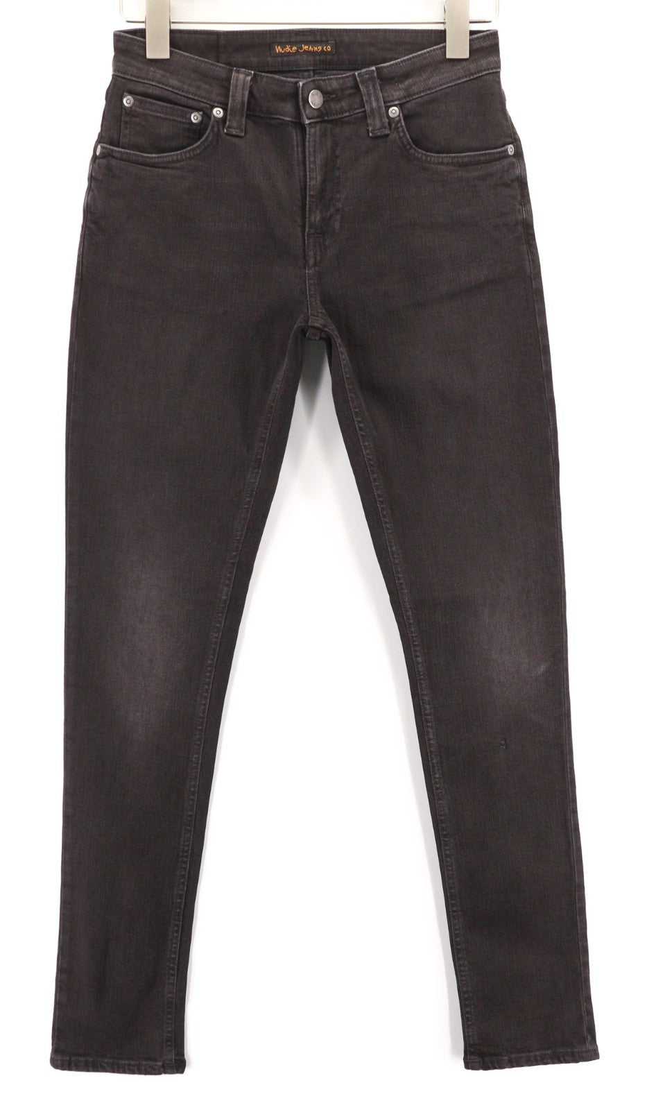 NUDIE JEANS Skinny Lin Used Black Men's Jeans W29/L32 Stretch Organic Cotton