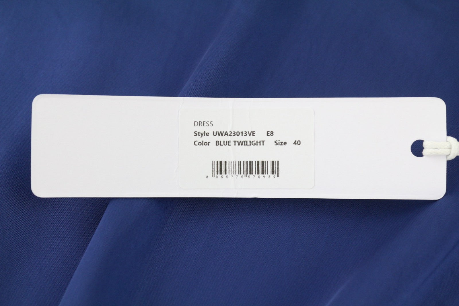 JOHN RICHMOND Women's Dress ~S Blue Elastic Waist Long Sleeve Mini