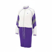 JOHN RICHMOND Women's Set S Violet Zip Sweatshirt & Knee Skirt