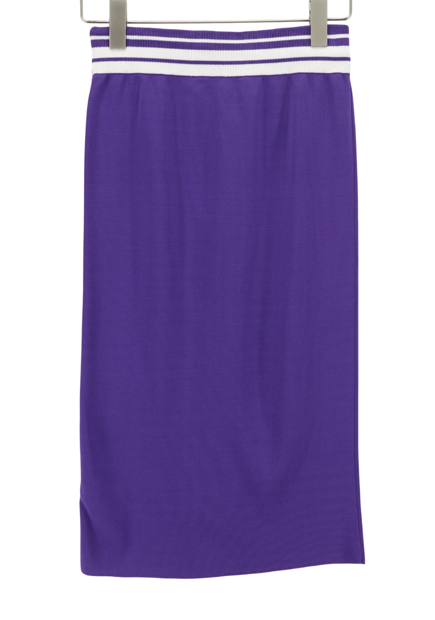 JOHN RICHMOND Women's Set S Violet Zip Sweatshirt & Knee Skirt