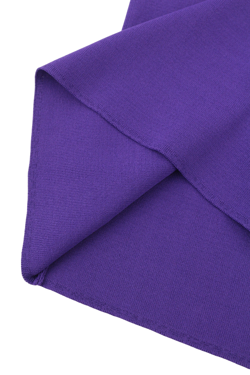 JOHN RICHMOND Women's Set S Violet Zip Sweatshirt & Knee Skirt