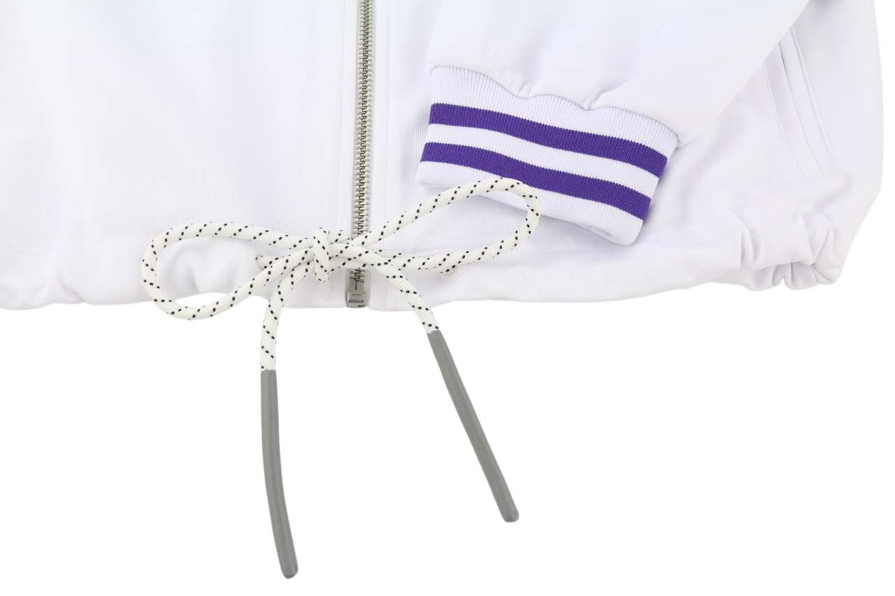 JOHN RICHMOND Women's Set S Violet Zip Sweatshirt & Knee Skirt