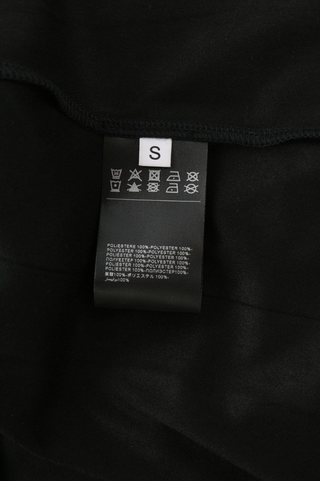 JOHN RICHMOND Women's Skirt S Black Pleated Mini High Rise Logo