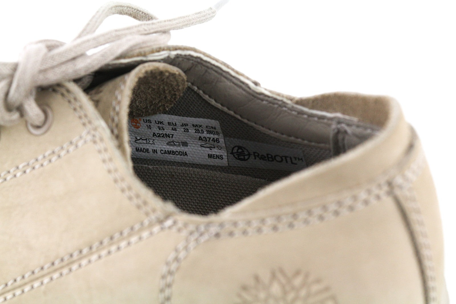 TIMBERLAND A22N7-A3746 Men's Trainers EU43.5/44 Beige Leather Low-Top