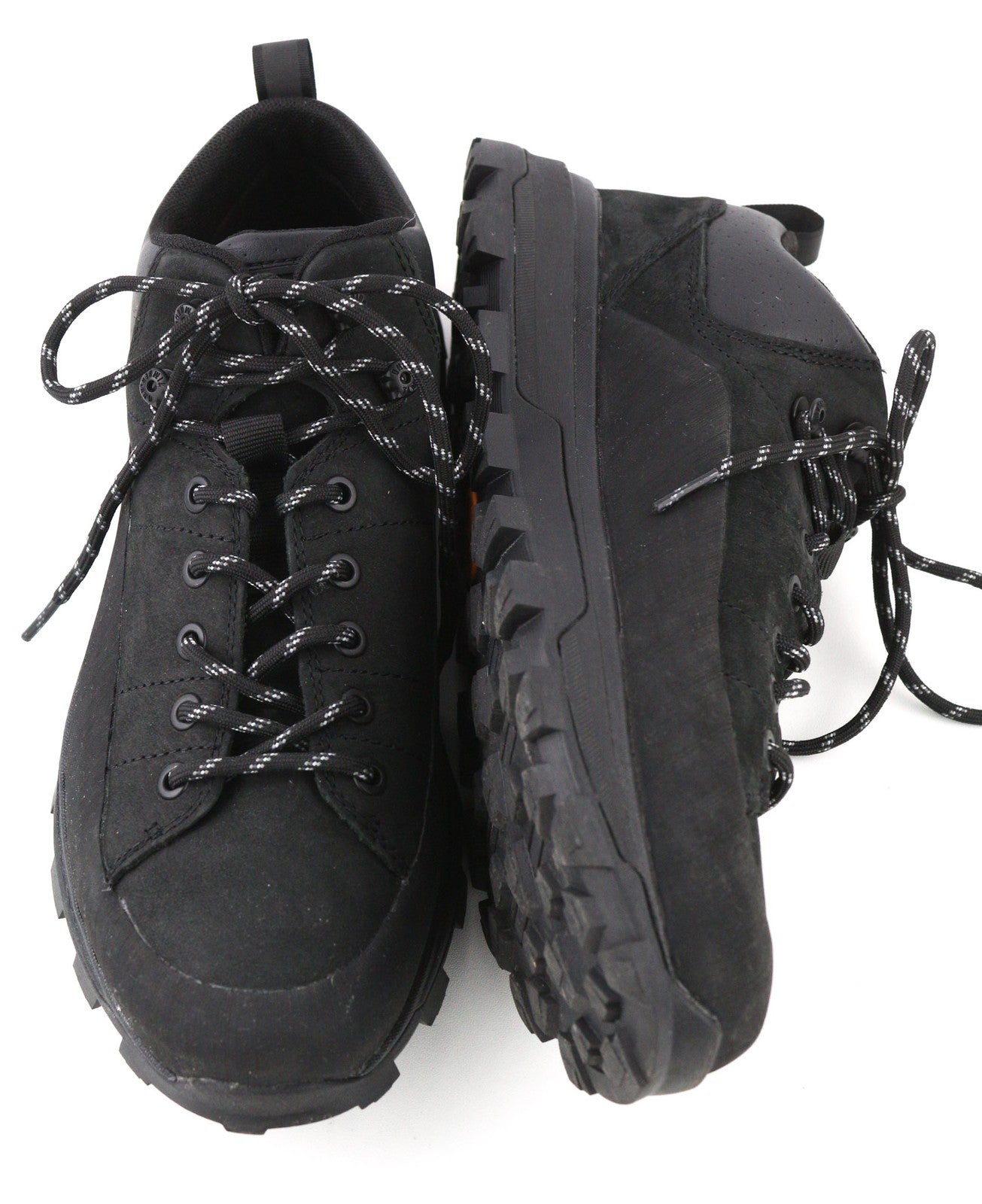 TIMBERLAND A282M-A4949 Men's Trainers EU43/43.5 Black Leather Low-Top