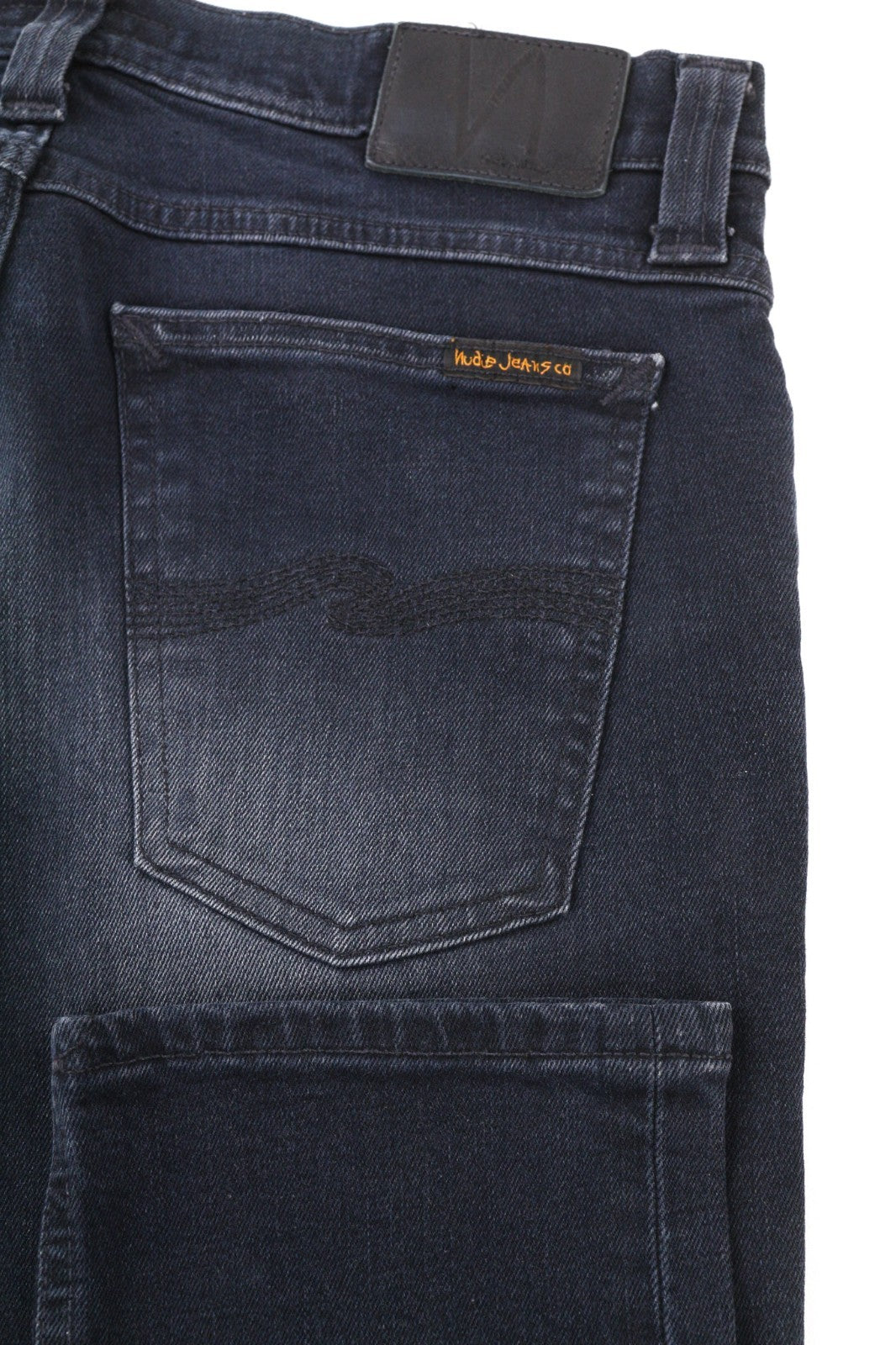 NUDIE JEANS Tight Long John Men's Jeans W30/L32 Slim Stretch Dark Blue