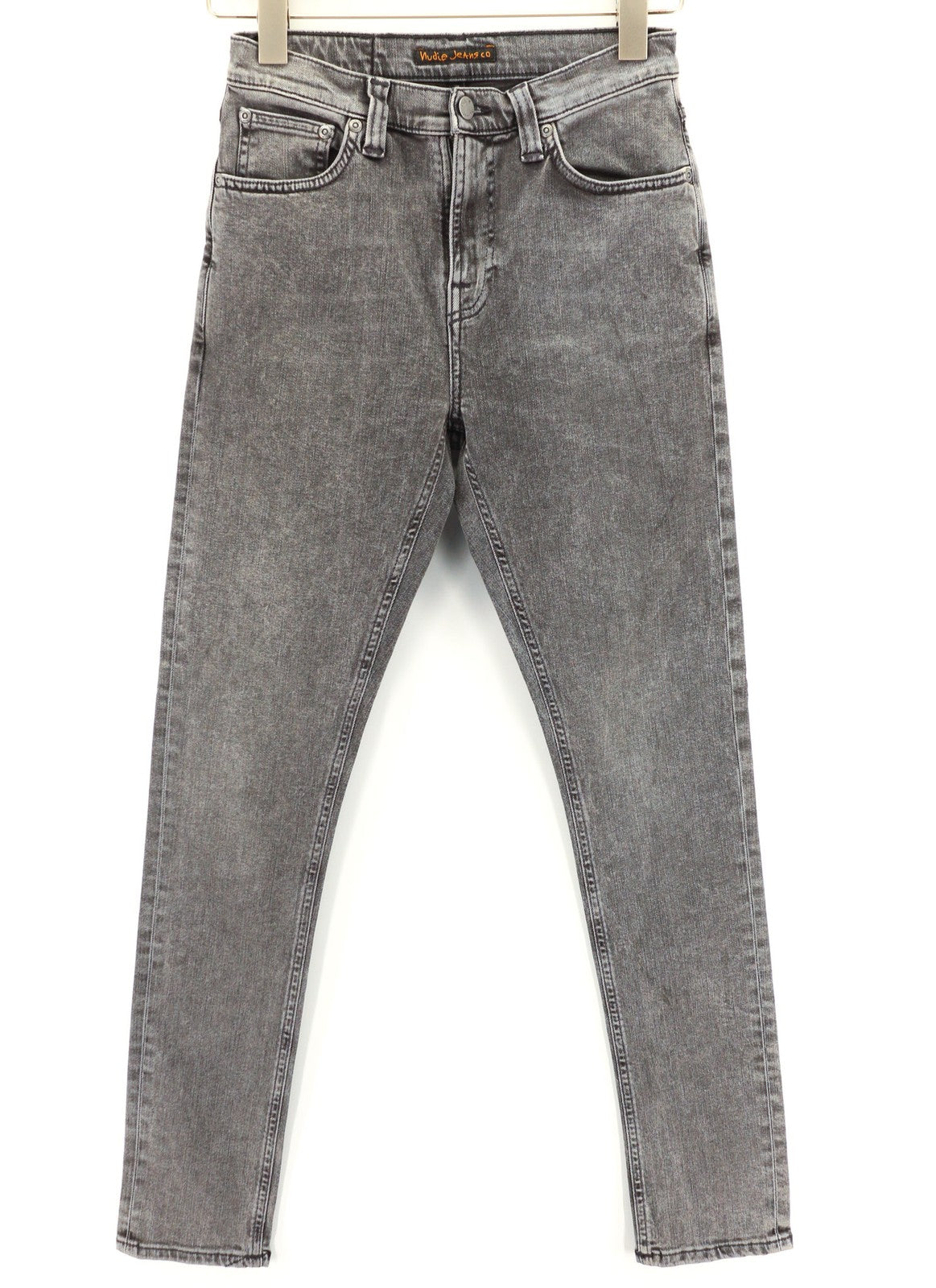 NUDIE JEANS Pipe Led Women's Jeans W27/L30 Skinny Stretch Grey Marble