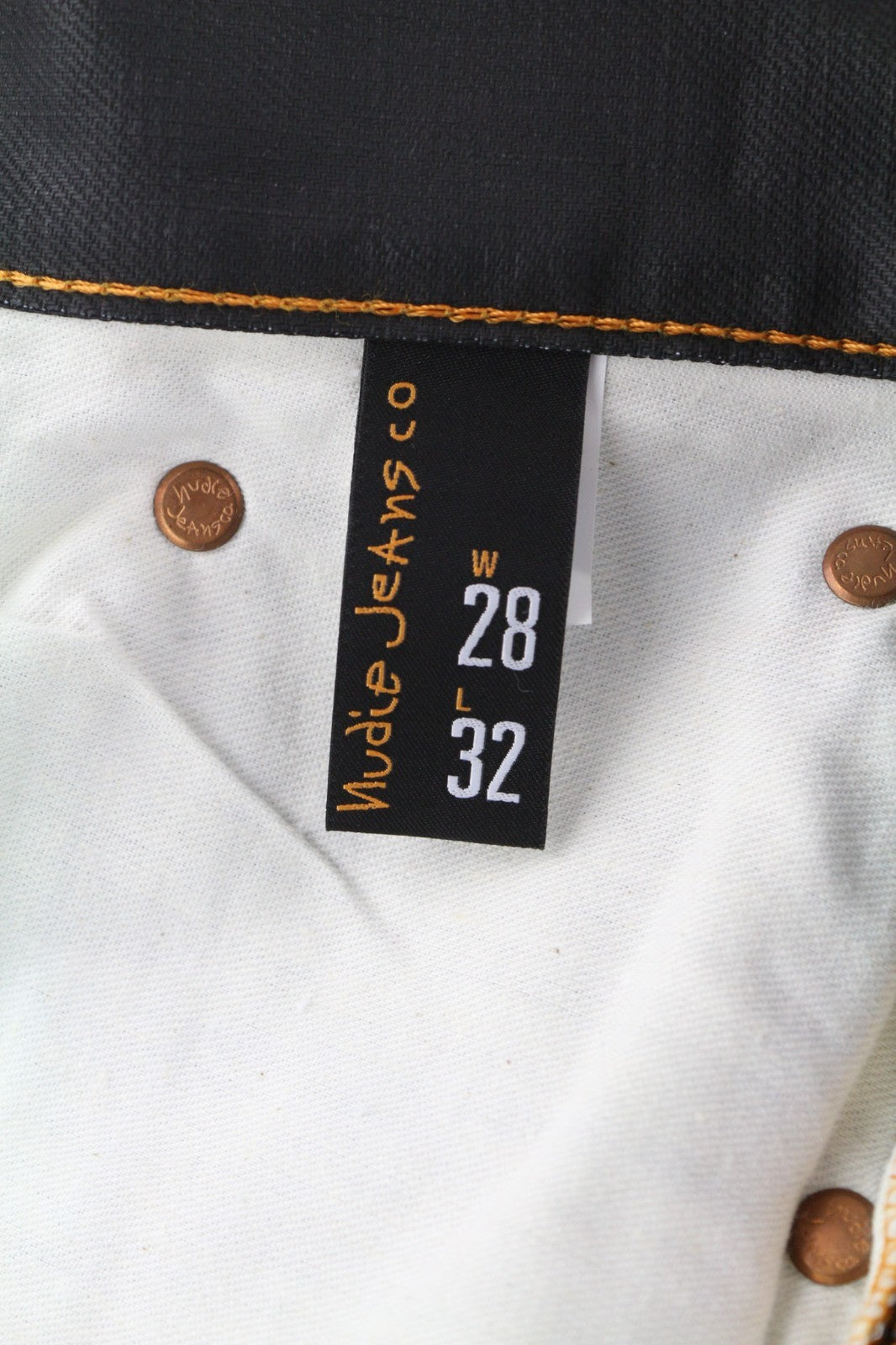 NUDIE JEANS Grim Tim Men's Jeans W28/L32 Slim Fit Dark Blue Coated