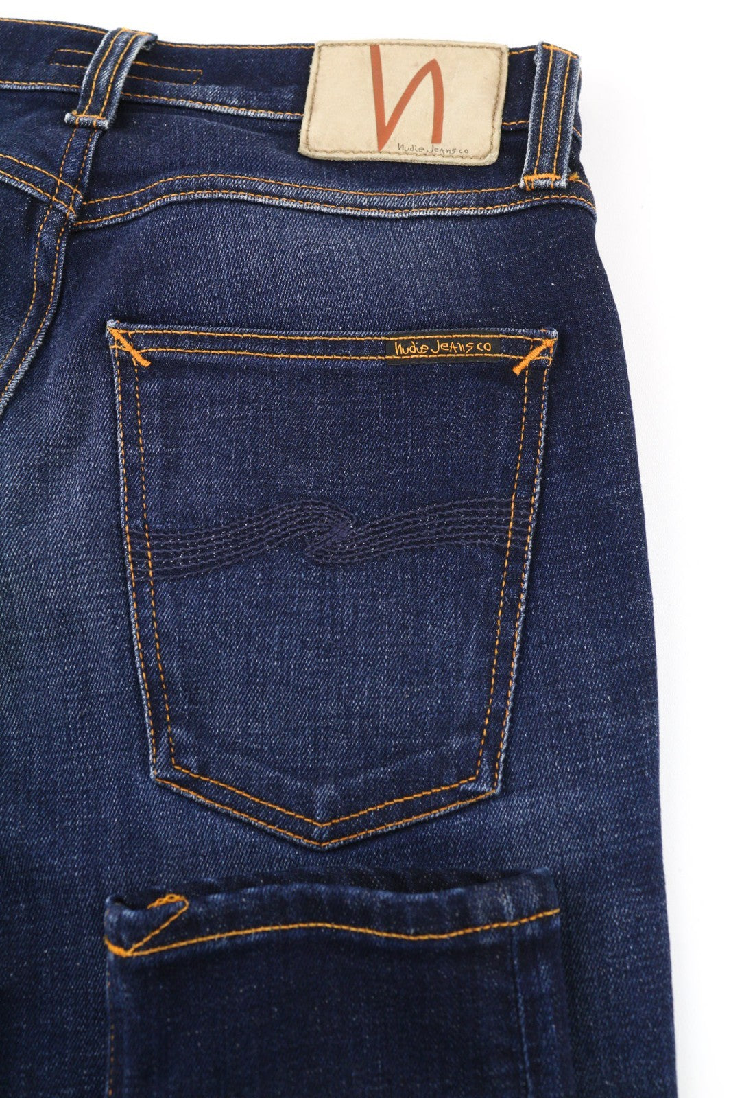 NUDIE JEANS Pipe Led Men's Jeans W29/L30 Skinny Stretch Blue Washed