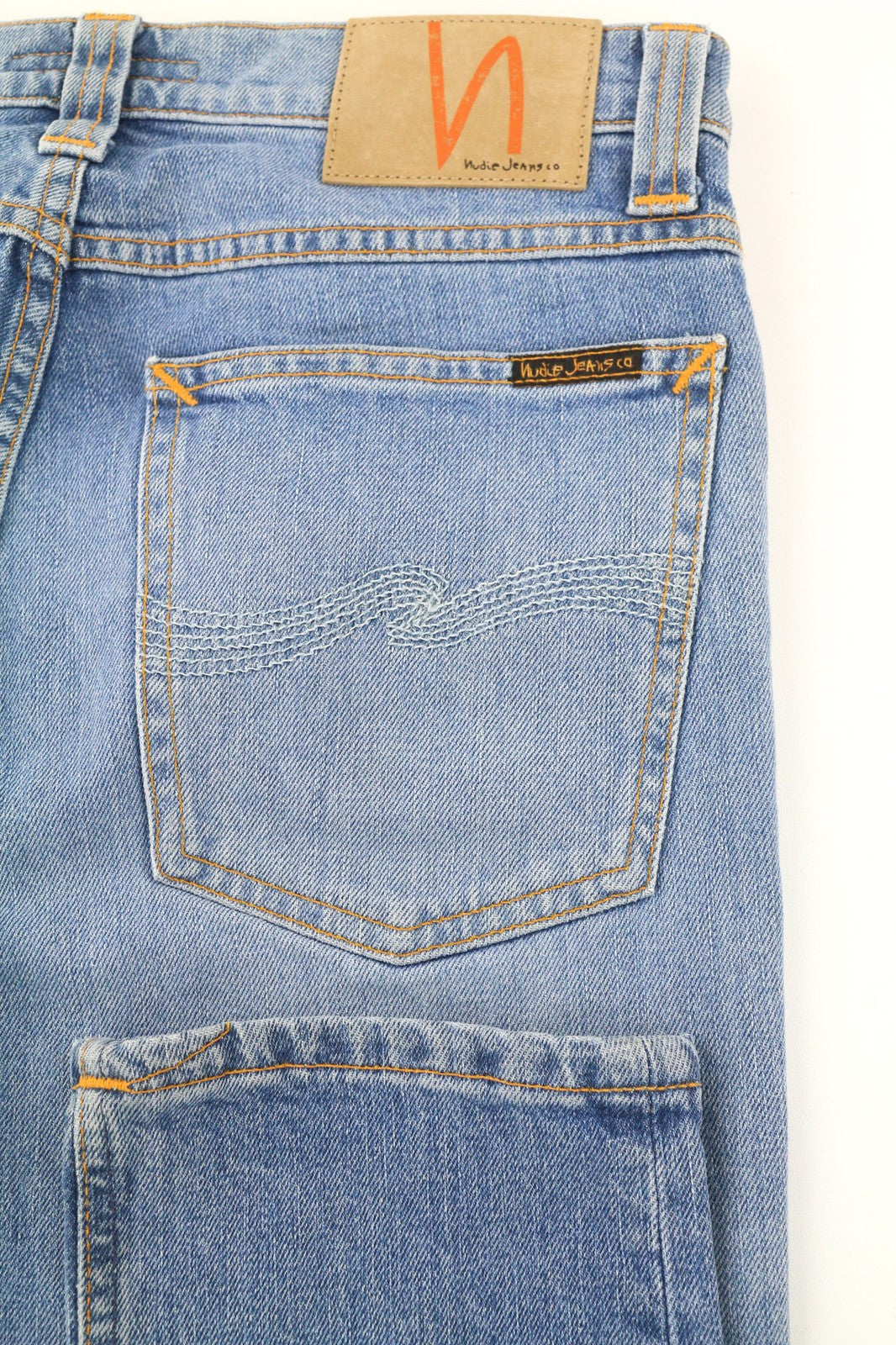 NUDIE JEANS High Kai Men's Jeans W29/L32 Skinny Stretch Washed Blue