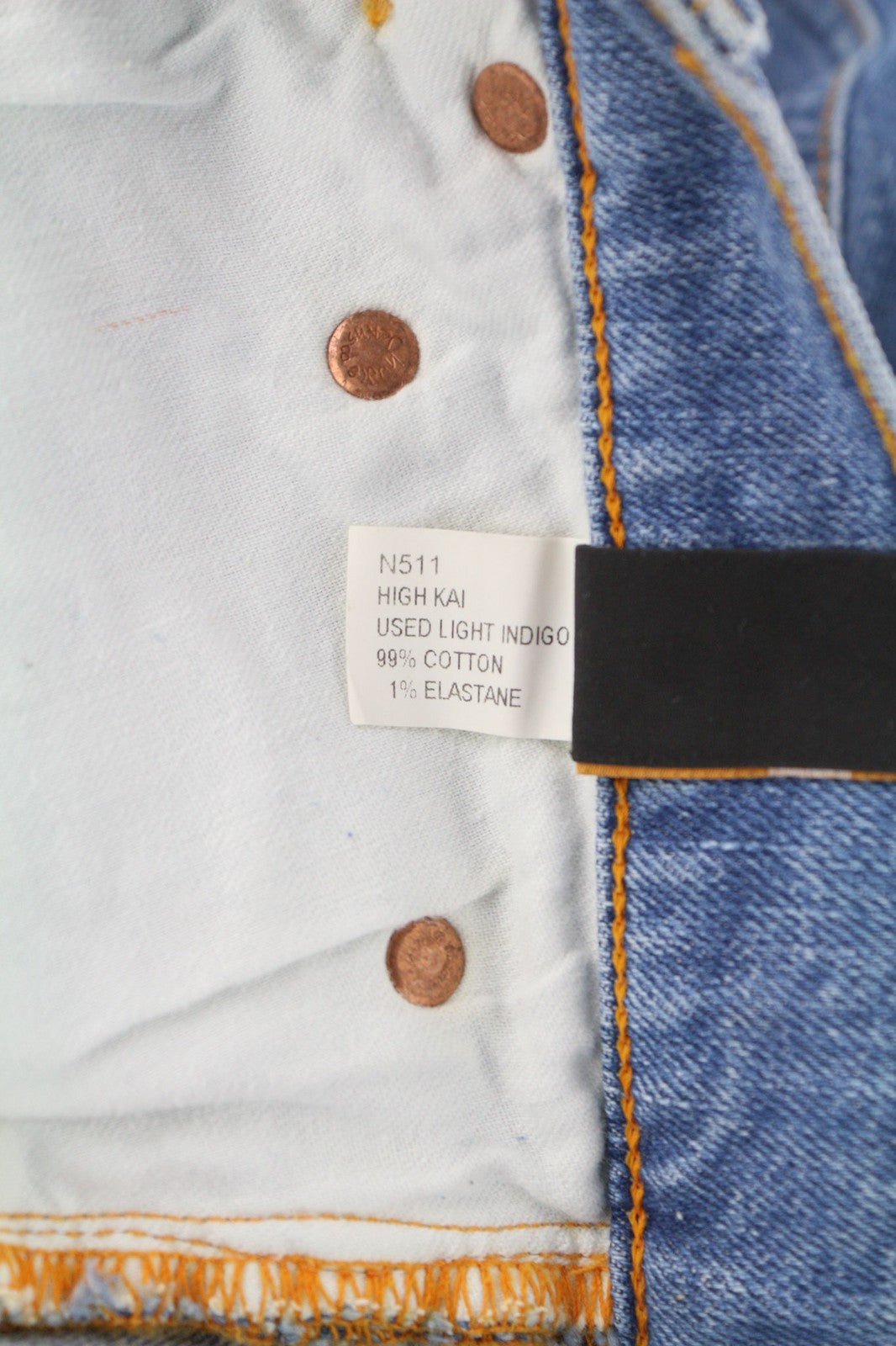 NUDIE JEANS High Kai Men's Jeans W29/L32 Skinny Stretch Washed Blue