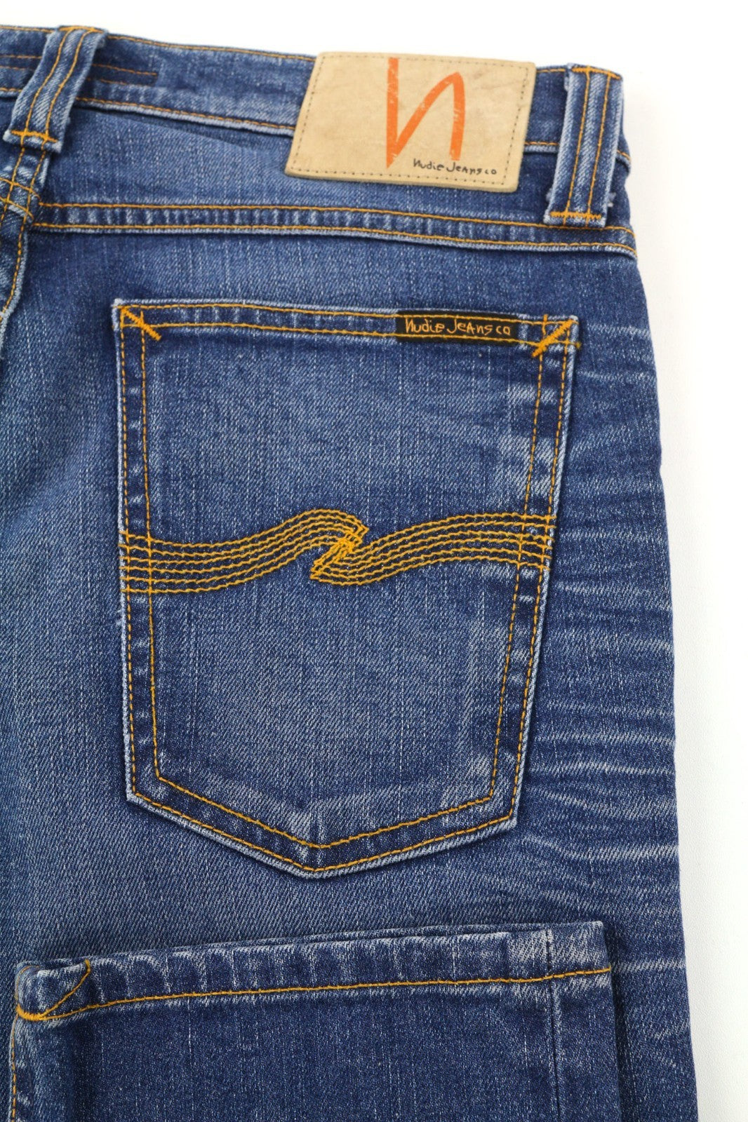 NUDIE JEANS Tube Kelly Men's Jeans W28/L32 Tight Stretch Washed Blue