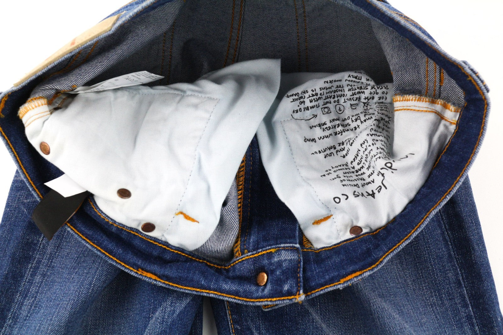 NUDIE JEANS Tube Kelly Men's Jeans W28/L32 Tight Stretch Washed Blue