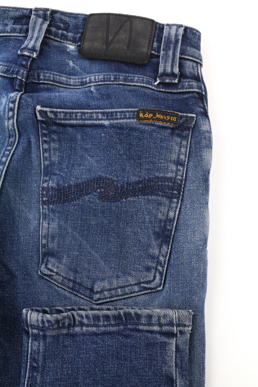 NUDIE JEANS High Kai Women's Jeans W24/L30 Slim Stretch Blue Wash