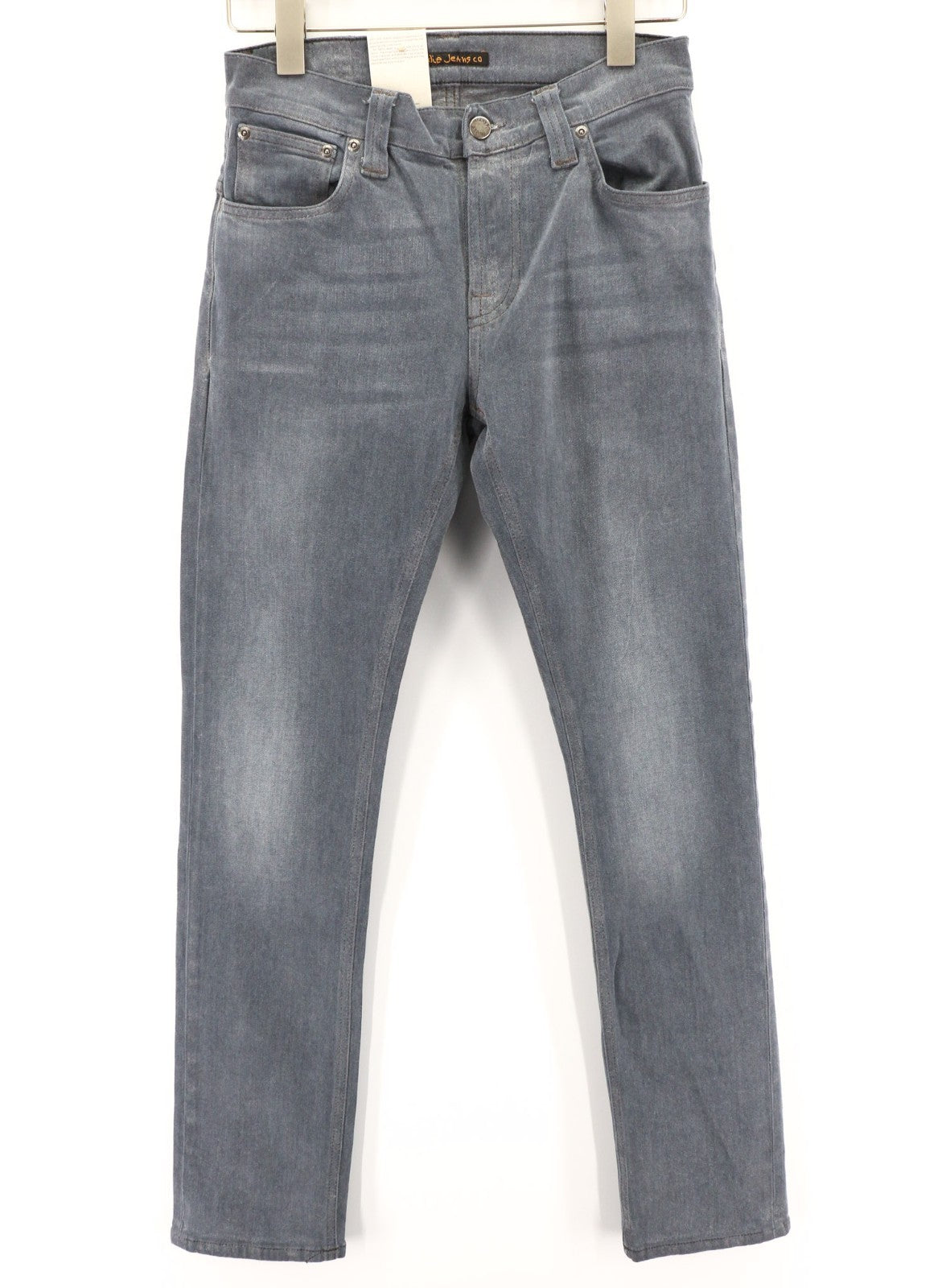 NUDIE JEANS Thin Finn Men's Jeans W28/L32 Slim Stretch Washed Grey