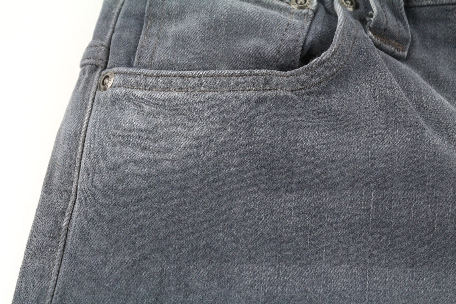 NUDIE JEANS Thin Finn Men's Jeans W28/L32 Slim Stretch Grey Wash