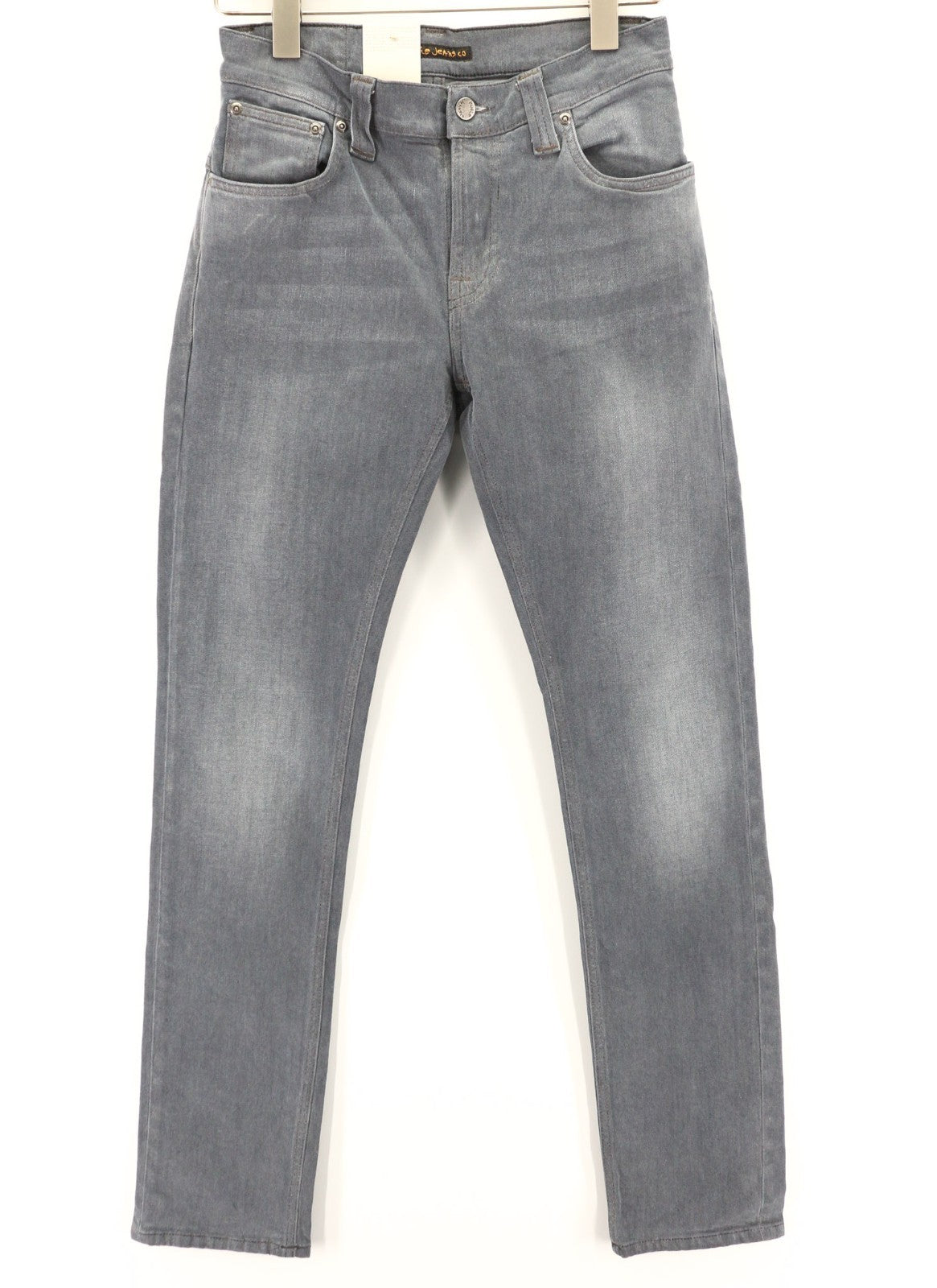 NUDIE JEANS Thin Finn Men's Jeans W28/L32 Slim Grey Stretch Casual