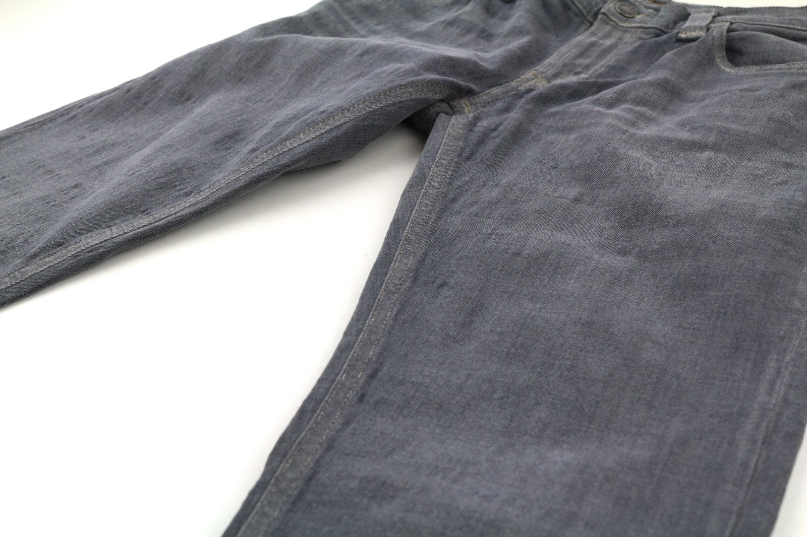 NUDIE JEANS Tight Long John Men's W30/L34 Charcoal Slim Organic Zip Denim