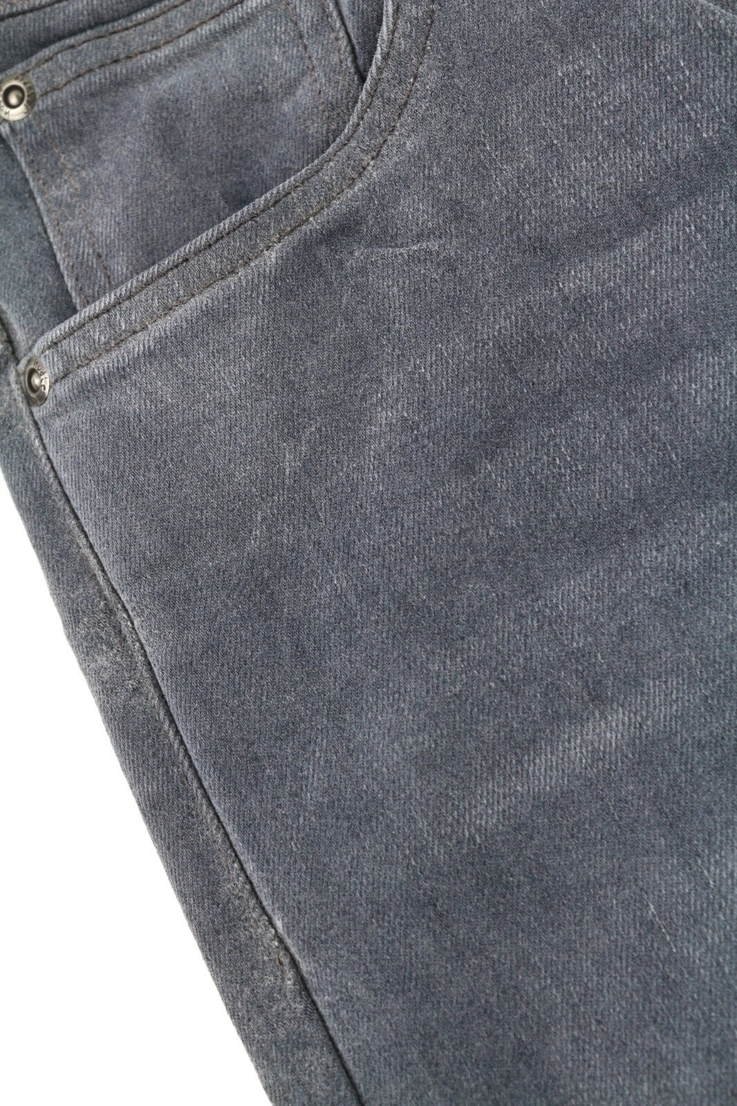 NUDIE JEANS ploni „Finn“ vyriški džinsai W28/L32 ploni pilki skalbtos medvilnės tamprūs audiniai