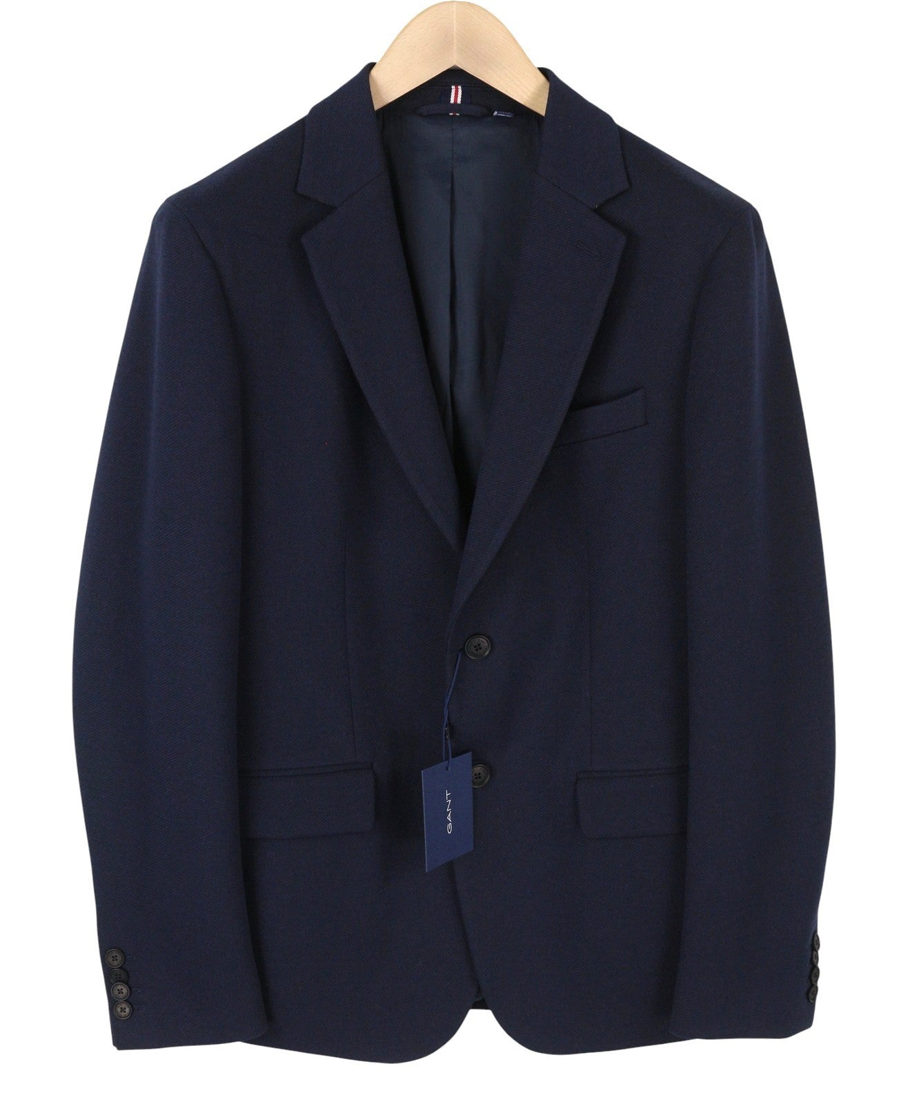 GANT Jersey Men Suit EU48 / EU50 Evening Blue Slim Single-Breasted Notch 2in1