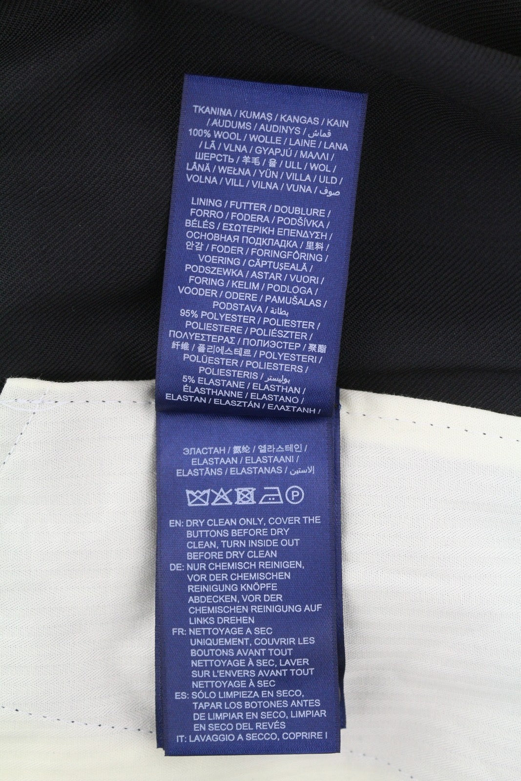 GANT DB vasarinis vyriškas kostiumas EU54 juodas vilnonis dvieilis smailus atvartas, 2 dalių 