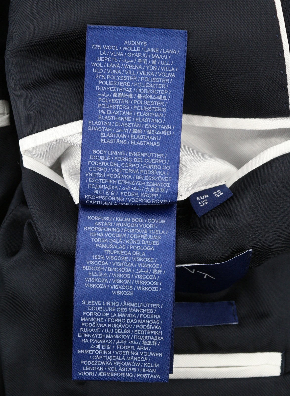 GANT Club vyriškas švarkas, EU48, vakaro mėlynumo, vilnos mišinio, vienaeilis, su įpjova, RRP400 