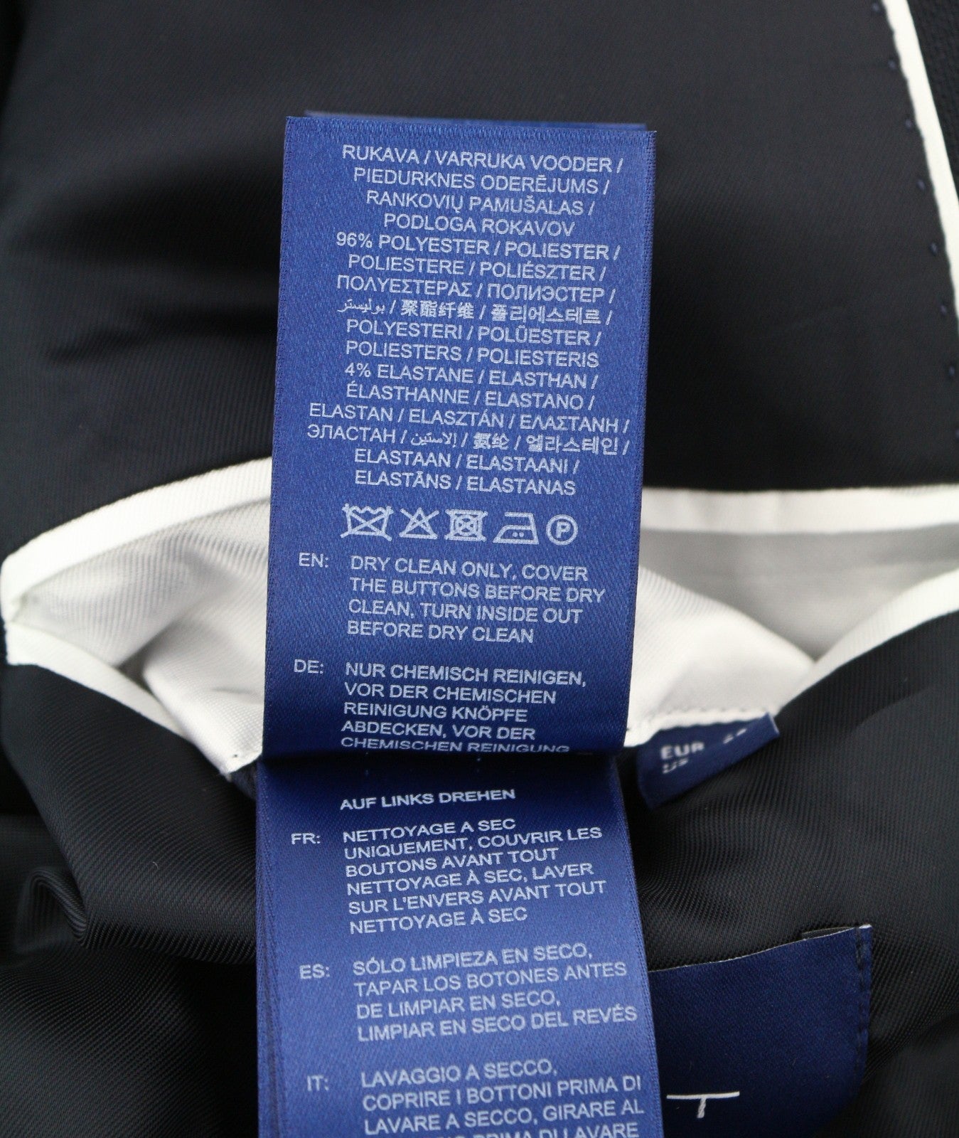 GANT Club vyriškas švarkas, EU48, vakaro mėlynumo, vilnos mišinio, vienaeilis, su įpjova, RRP400 