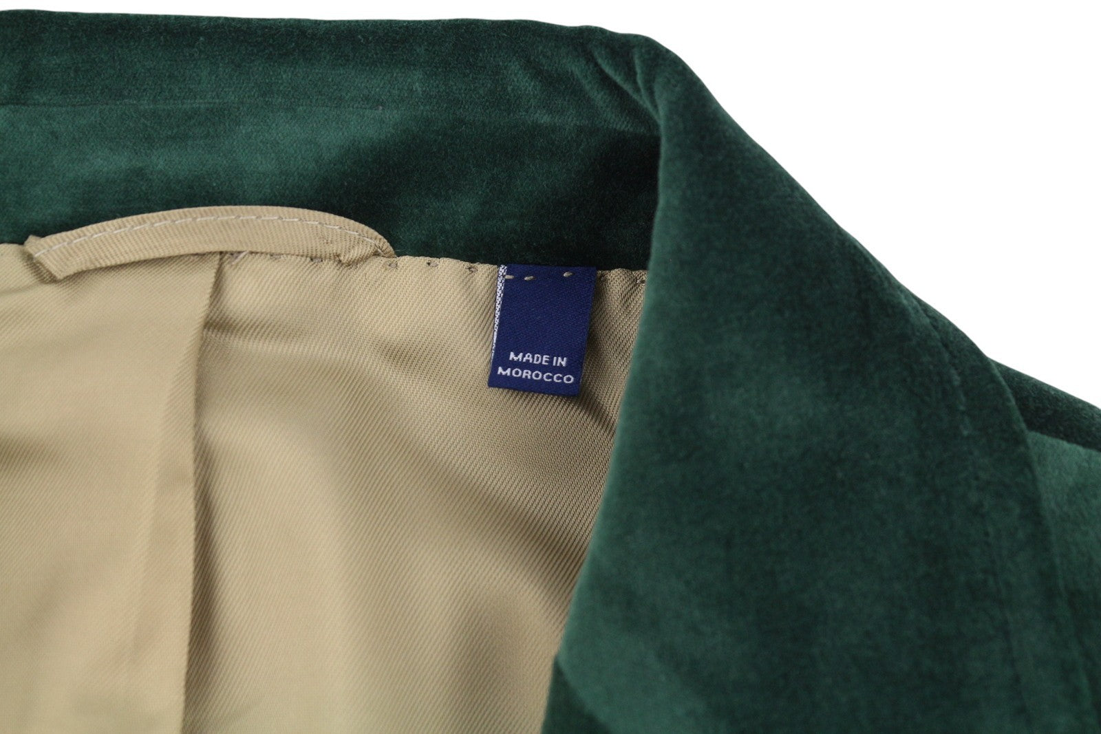 GANT Velvet Club Men Blazer EU54 Tartan Green Notch Lapel Single-Breasted RRP499