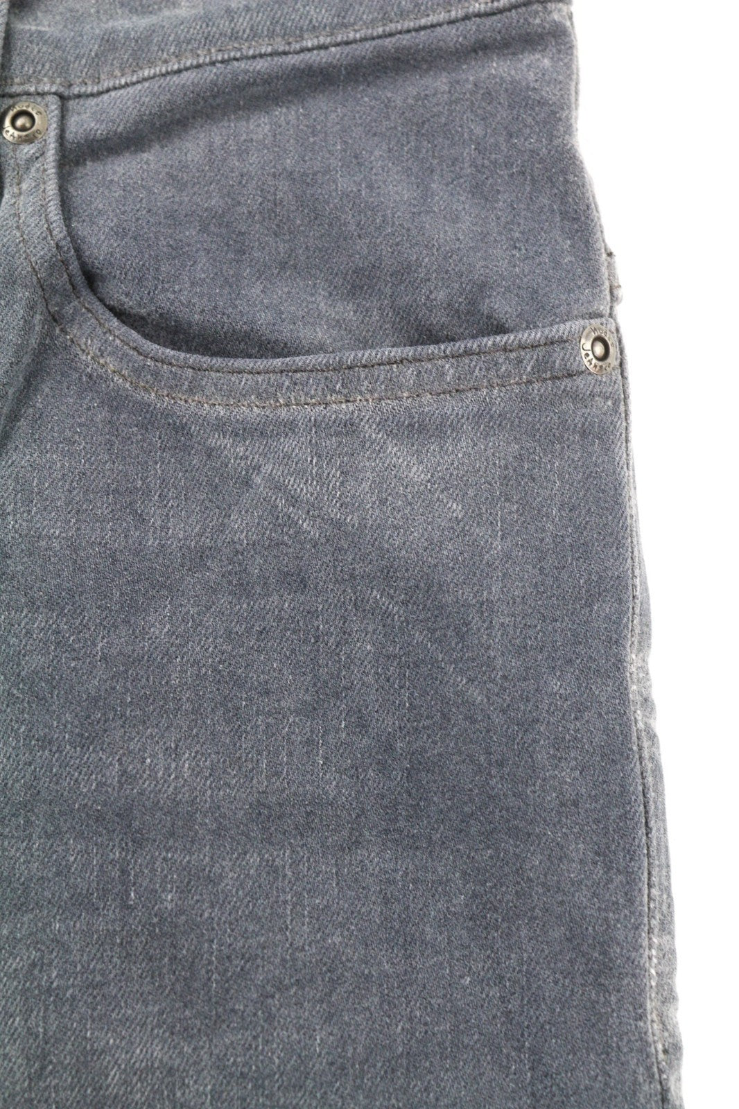 NUDIE JEANS Thin Finn Men's Jeans W32/L32 Slim Grey Cotton Wash Elastane