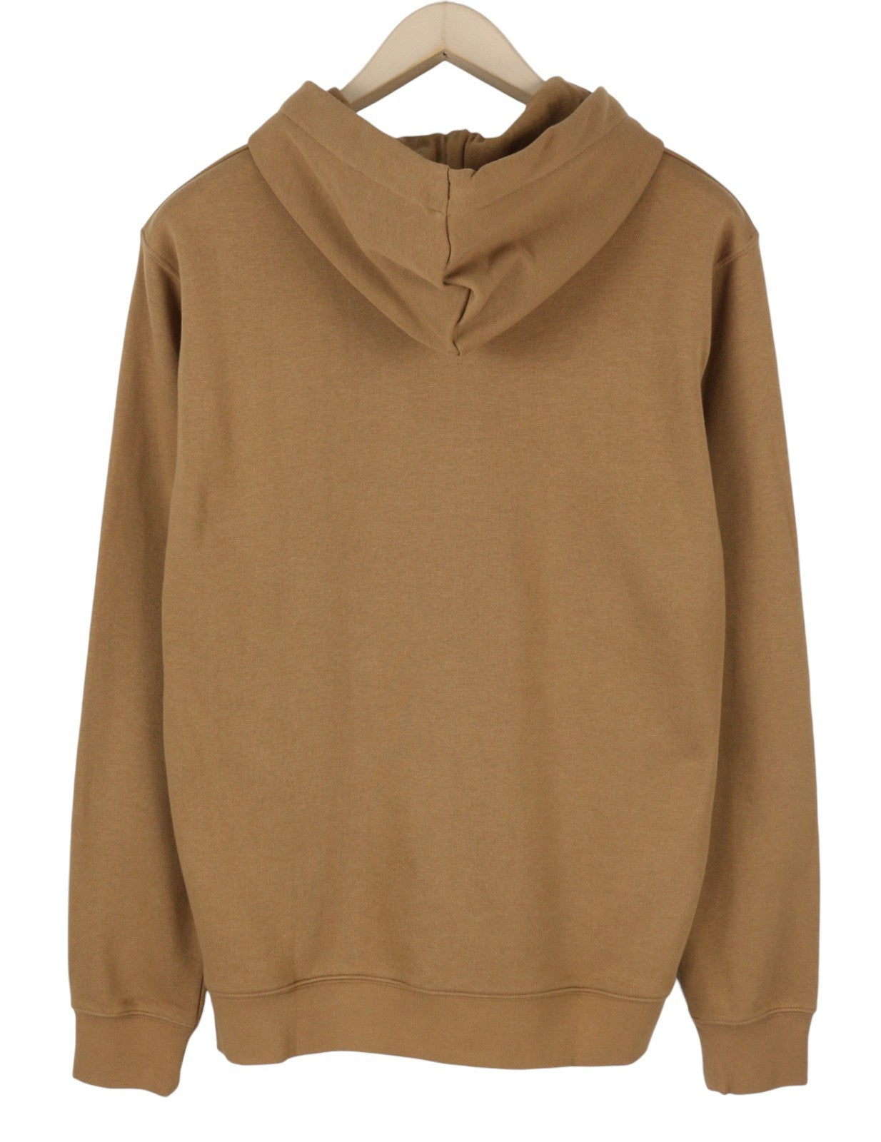 GANT MD. Fall Men Hoodie L Roasted Walnut Logo Cotton Blend Hooded Pullover