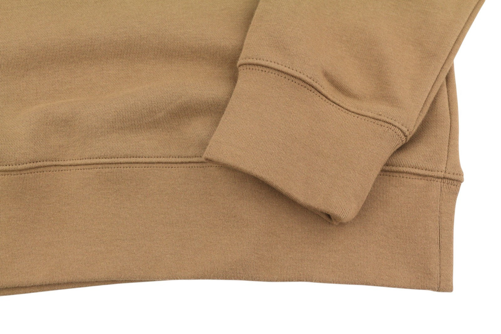 GANT MD. Fall Men Hoodie L Roasted Walnut Logo Cotton Blend Hooded Pullover