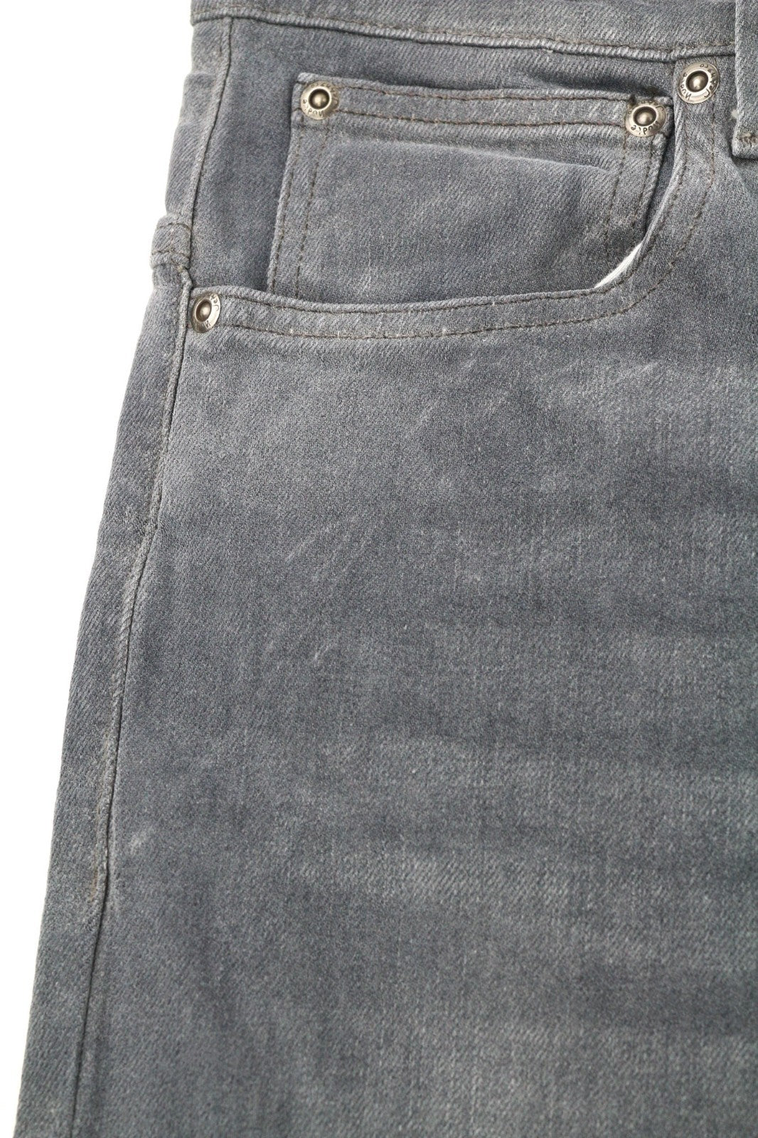 NUDIE JEANS Thin Finn Men's Jeans W32/L32 Slim Fit Grey Casual Wash Blend