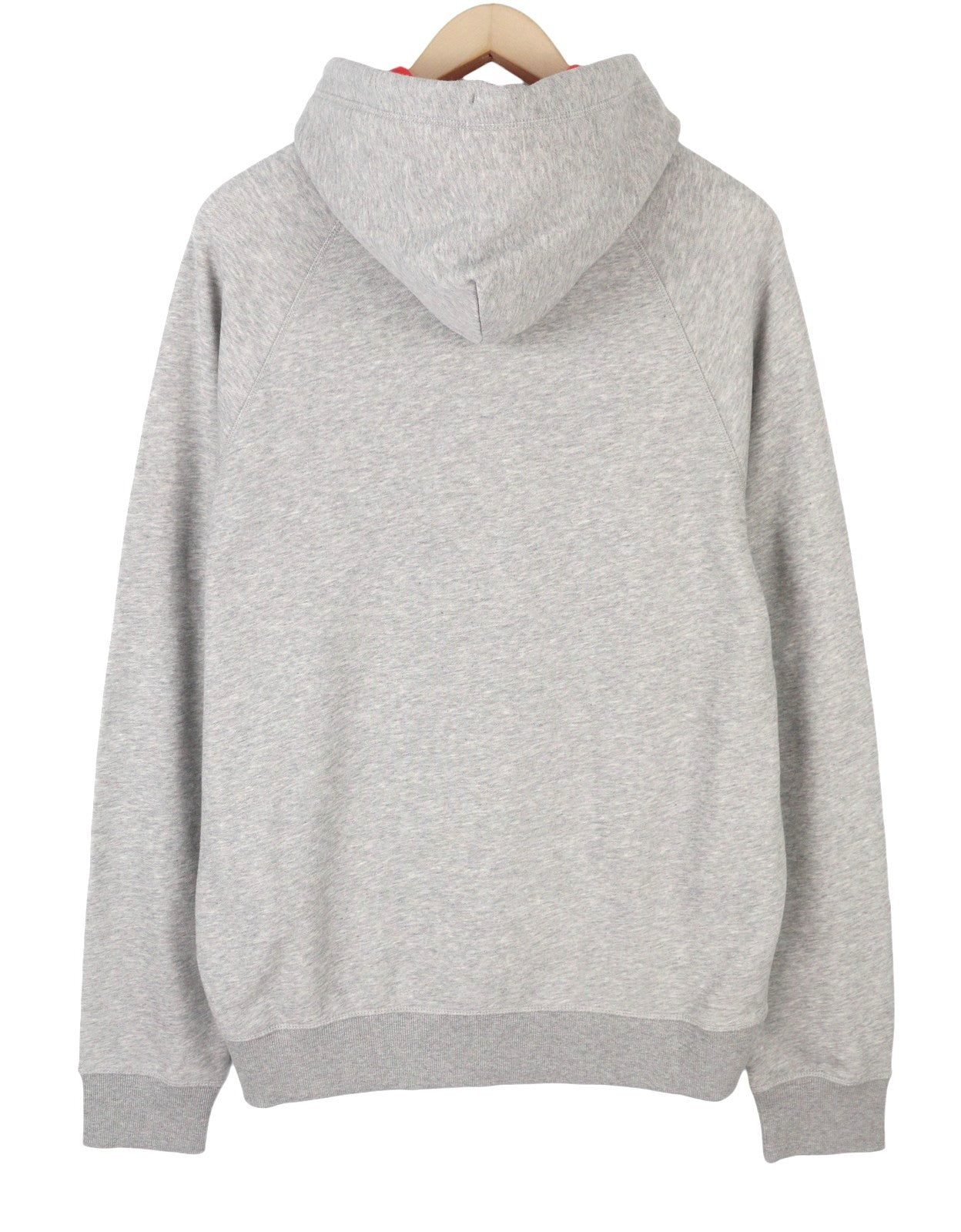 GANT Graphic Sweat vyriškas džemperis su gobtuvu, 2XL dydžio, pilkas melanžas, kengūros kišenė, logotipas