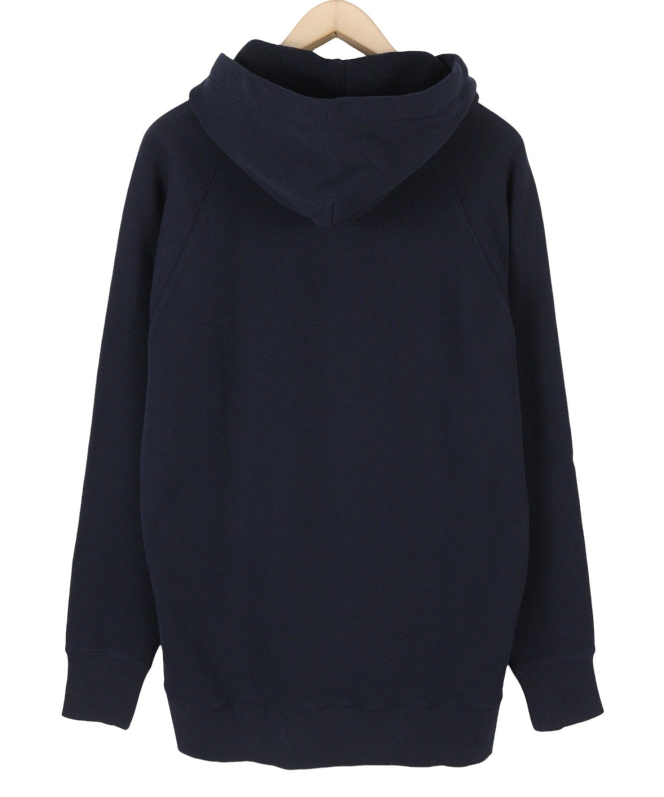 GANT Collegiate Sweat Men Hoodie L Evening Blue Cotton Kangaroo Pocket Pullover