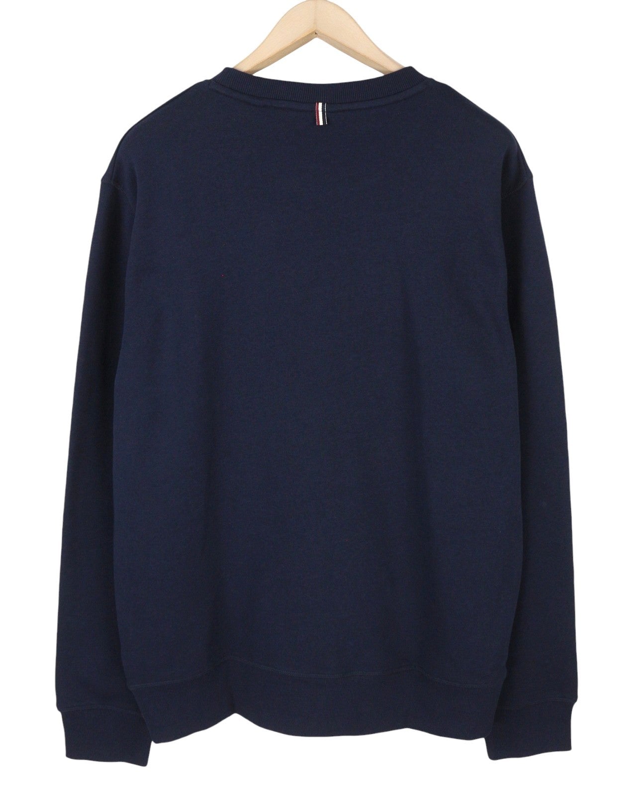 GANT X LE MANS C-Neck Men Sweatshirt 2XL Evening Blue Front Logo Pullover