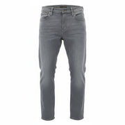 NUDIE JEANS Thin Finn Men's Jeans W32/L32 Slim Zipped Grey Washed Cotton
