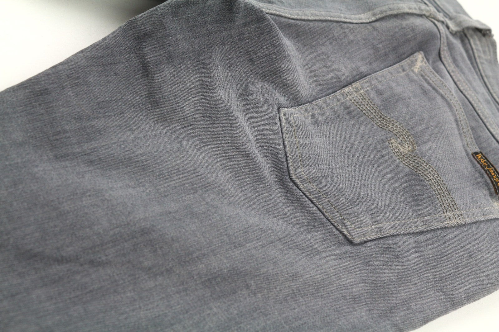 NUDIE JEANS Tight Long John Men's Jeans W30/L32 Charcoal Washed Organic Slim