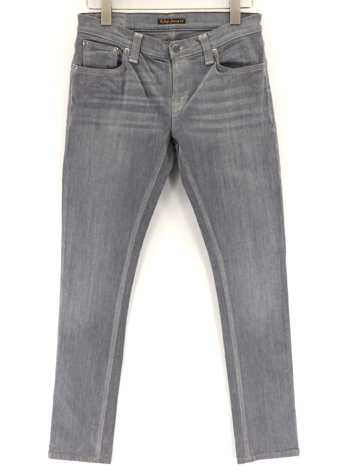 NUDIE JEANS Tight Long John Men's Jeans W30/L32 Charcoal Washed Organic Slim