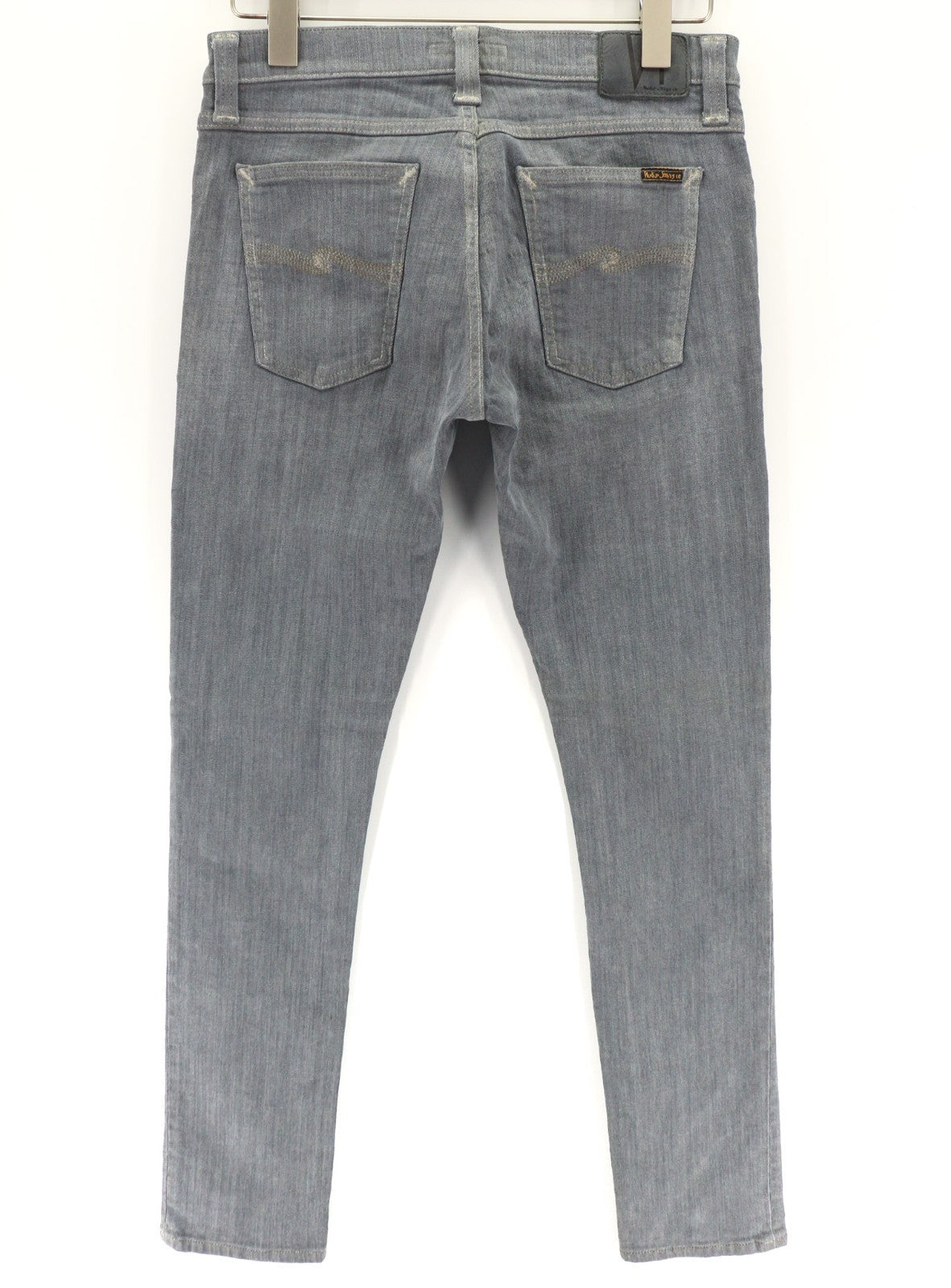 NUDIE JEANS Tight Long John Men's Jeans W30/L32 Charcoal Washed Organic Slim