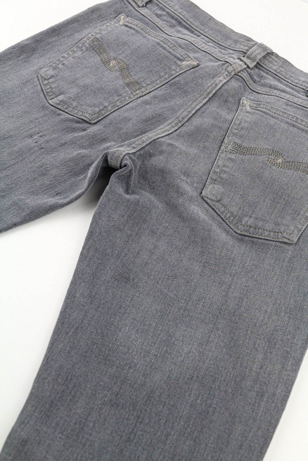 NUDIE JEANS Tight Long John Men's Jeans W29/L32 Charcoal Wash Slim Organic