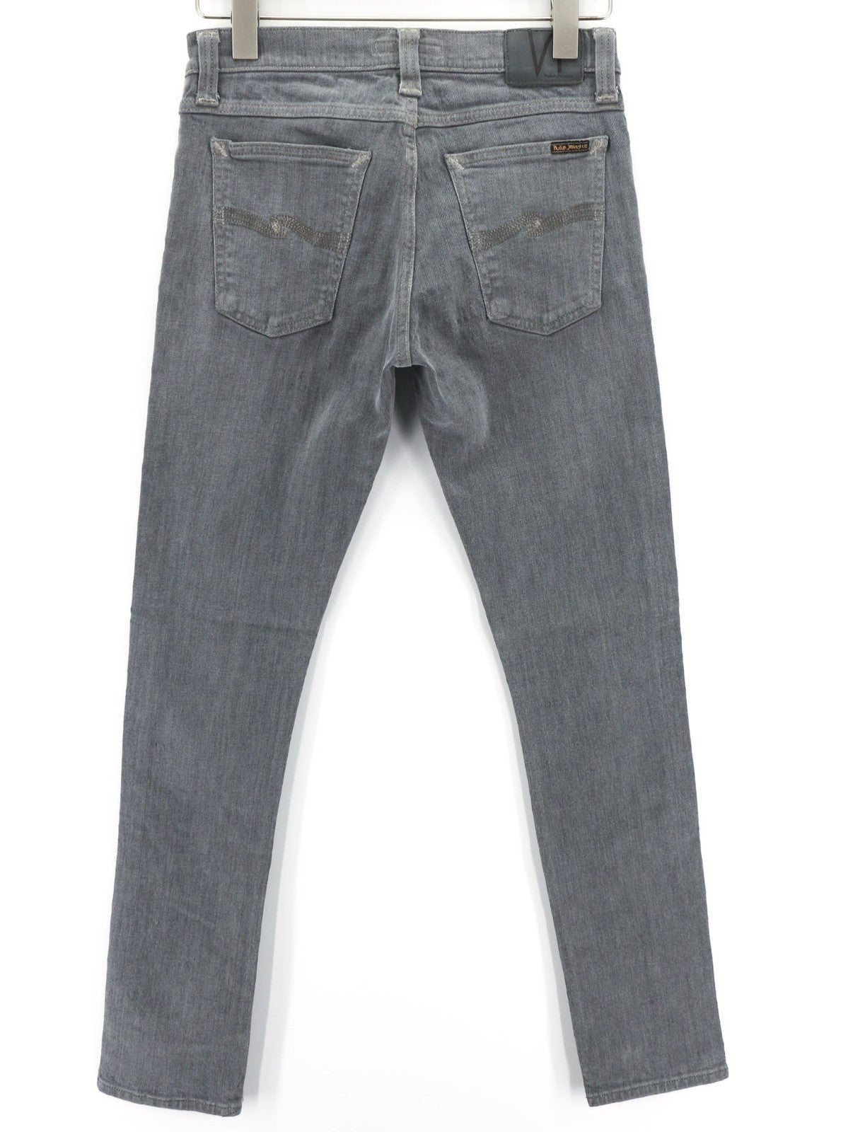 NUDIE JEANS Tight Long John Men's Jeans W29/L32 Charcoal Wash Slim Organic