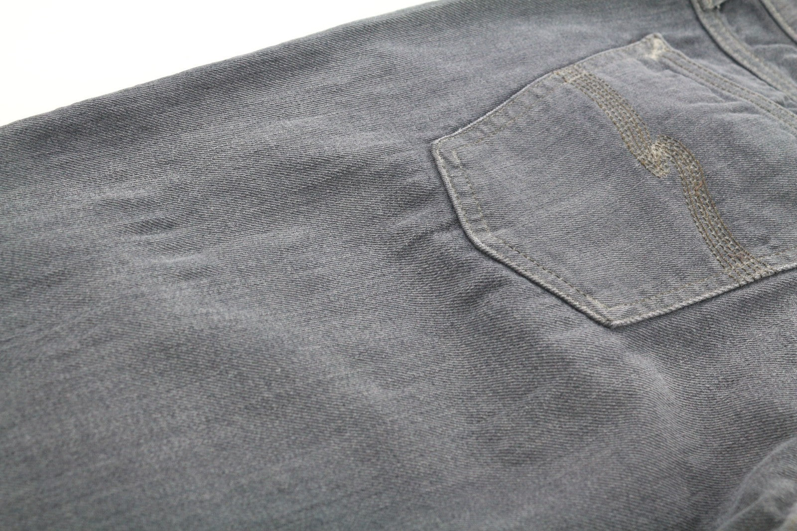 NUDIE JEANS Tight Long John Men's Jeans W30/L32 Charcoal Slim Washed Logo